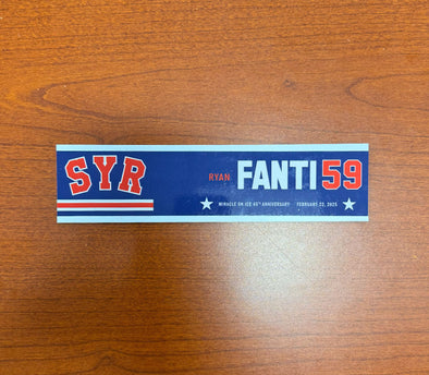 #59 Ryan Fanti 45th Anniversary Miracle on Ice Nameplate - February 22, 2025