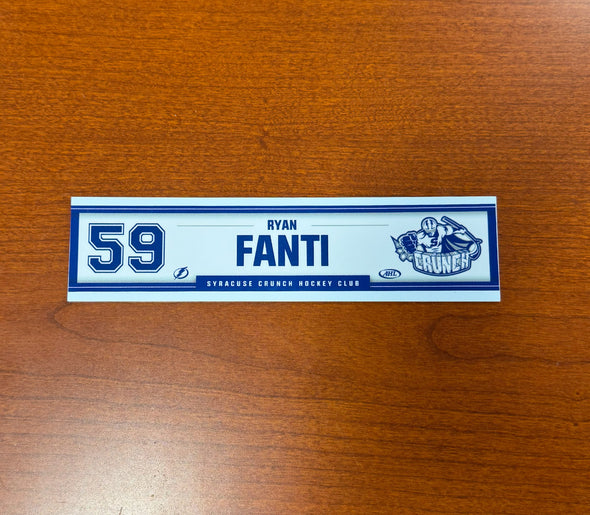 #59 Ryan Fanti Home Nameplate 2024-25 Season