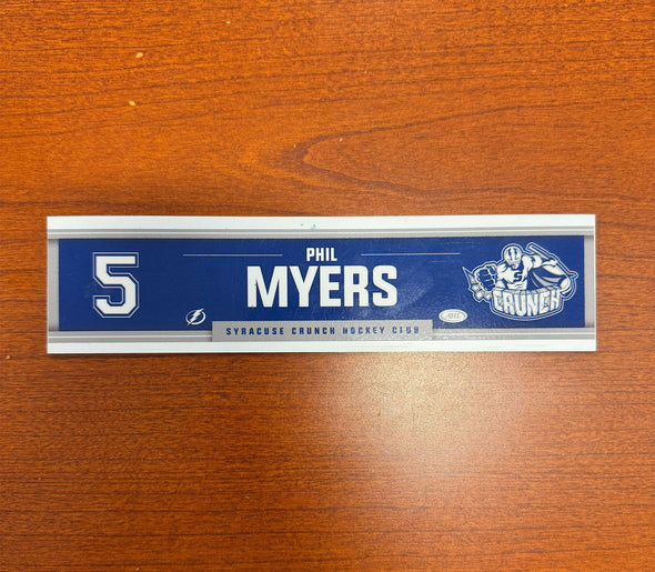 #5 Phil Myers Away Nameplate 2023-24 Season