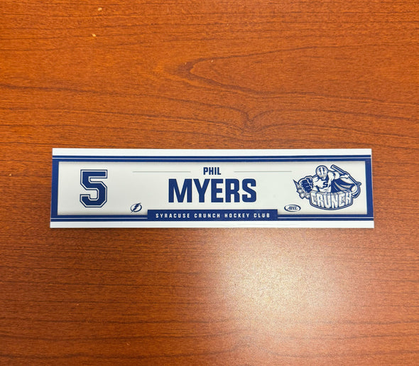 #5 Phil Myers Home Nameplate 2023-24 Season