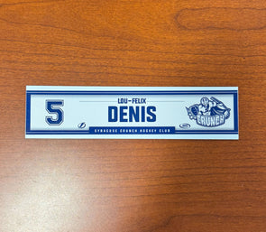 #5 Lou-Felix Denis Home Nameplate 2024-25 Season