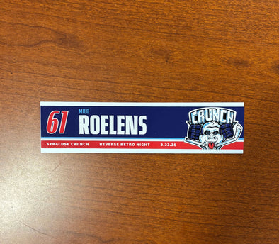 #61 Milo Roelens Reverse Retro Nameplate - March 22, 2025