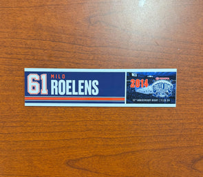 #61 Milo Roelens Toyota Frozen Dome Anniversary Nameplate- November 22, 2024