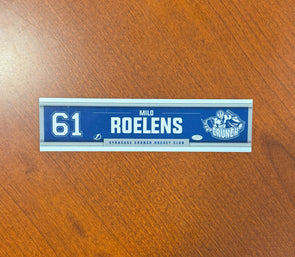#61 Milo Roelens Away Nameplate 2024-25 Season