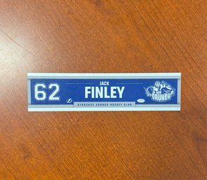 #62 Jack Finley Away Nameplate 2024-25 Season