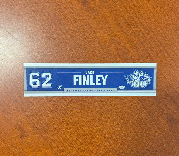 #62 Jack Finley Away Nameplate 2024-25 Season