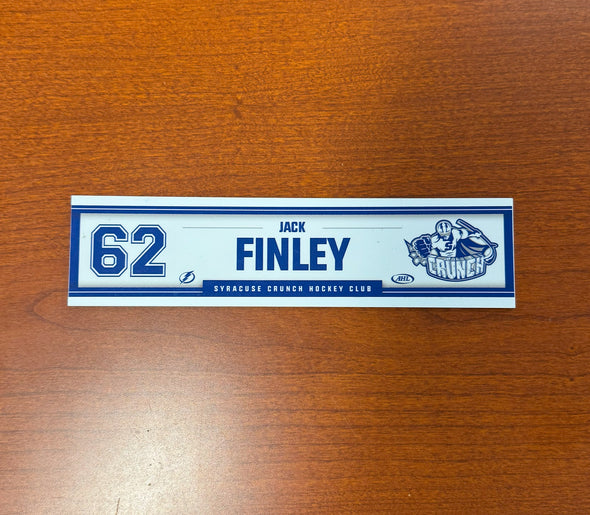 #62 Jack Finley Home Nameplate 2024-25 Season
