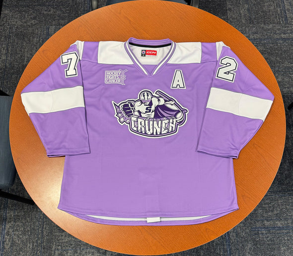 #72 Declan Carlile Hockey Fights Cancer Jersey - November 30, 2024