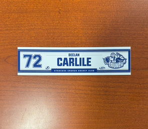 #72 Declan Carlile Home Nameplate 2024-25 Season
