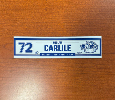 #72 Declan Carlile Home Nameplate 2024-25 Season