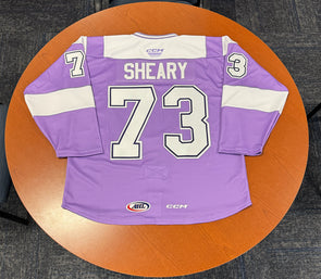 #73 Conor Sheary Hockey Fights Cancer Jersey - November 30, 2024