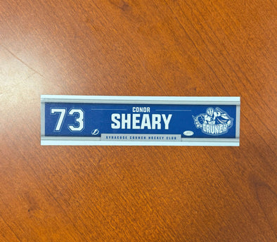 #73 Conor Sheary Away Nameplate 2024-25 Season