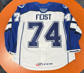 #74 Tyson Feist White Jersey - 2024-25