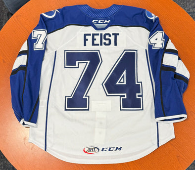 #74 Tyson Feist White Jersey - 2024-25