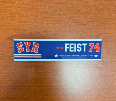 #74 Tyson Feist 45th Anniversary Miracle on Ice Nameplate - February 22, 2025