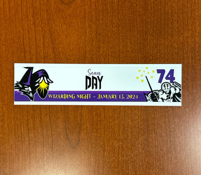 #74 Sean Day Wizarding Night Nameplate - 2023-24 Season