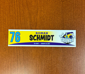 #76 Roman Schmidt 90s Night Nameplate - 2023-24 Season