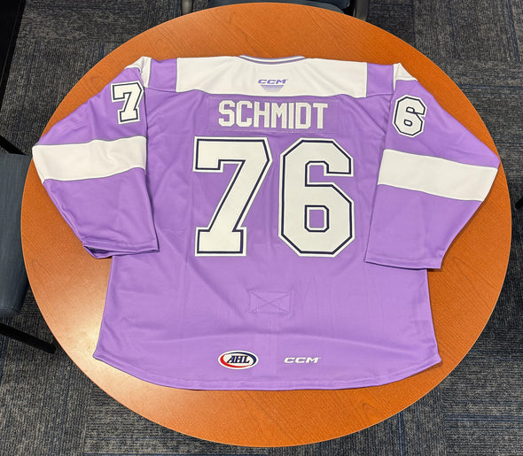 #76 Roman Schmidt Hockey Fights Cancer Jersey - November 30, 2024