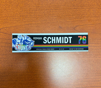 #76 Roman Schmidt Pride Nameplate - February 21, 2025
