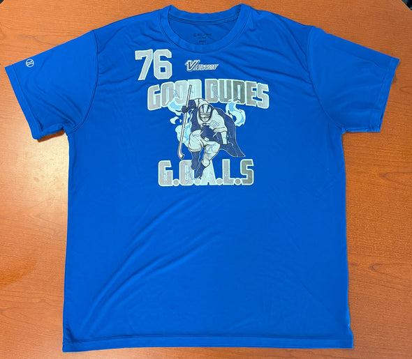 #76 Roman Schmidt Team-Issued/Worn Playoff Tee - 2024