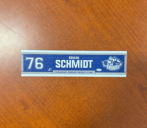 #76 Roman Schmidt Away Nameplate 2024-25 Season