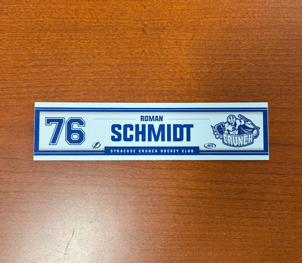 #76 Roman Schmidt Home Nameplate 2024-25 Season