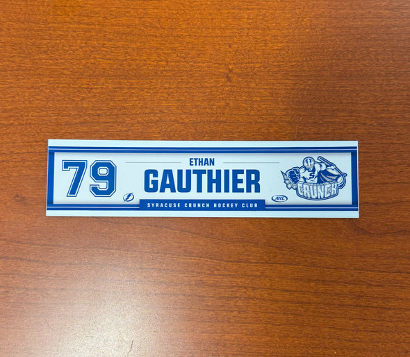#79 Ethan Gauthier Home Nameplate 2024-25 Season