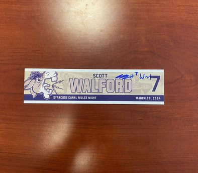 #7 Scott Walford Canal Mules Nameplate - March 30, 2024