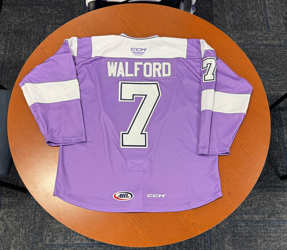 #7 Scott Walford Hockey Fights Cancer Jersey - November 30, 2024