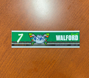 #7 Scott Walford Mental Wellness Night Nameplate - March 1, 2025
