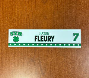 #7 Haydn Fleury St. Patricks Day Nameplate