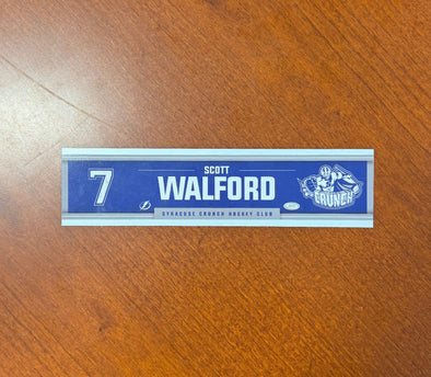 #7 Scott Walford Away Nameplate 2024-25 Season