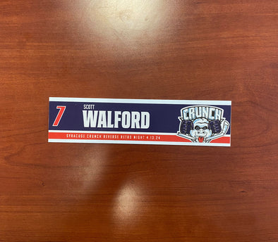 #7 Scott Walford Reverse Retro Nameplate - 2023-24 Season