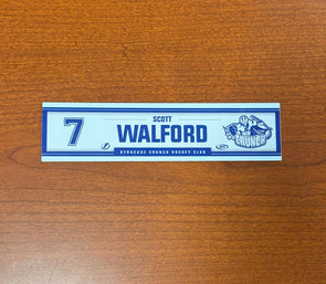 #7 Scott Walford Home Nameplate 2024-25 Season
