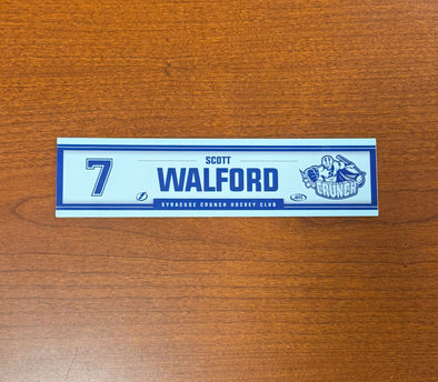 #7 Scott Walford Home Nameplate 2024-25 Season