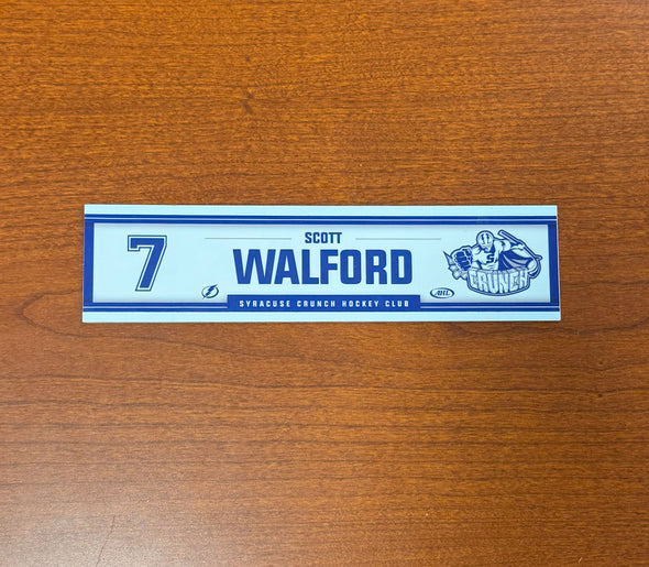 #7 Scott Walford Home Nameplate 2024-25 Season