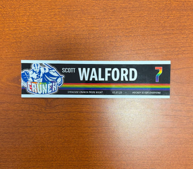 #7 Scott Walford Pride Nameplate - February 21, 2025