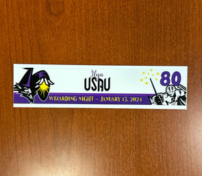 #80 Ilya Usau Wizarding Night Nameplate - 2023-24 Season