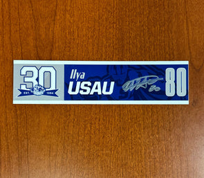 Signed #80 Ilya Usau 30th Nameplate 2023-24