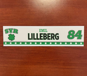 #84 Emil Lilleberg St. Patricks Day Nameplate