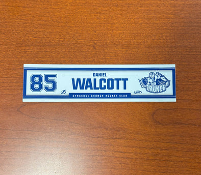 #85 Daniel Walcott Home Nameplate 2024-25 Season