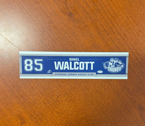 #85 Daniel Walcott Away Nameplate 2024-25 Season