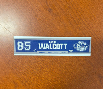 #85 Daniel Walcott Away Nameplate 2024-25 Season