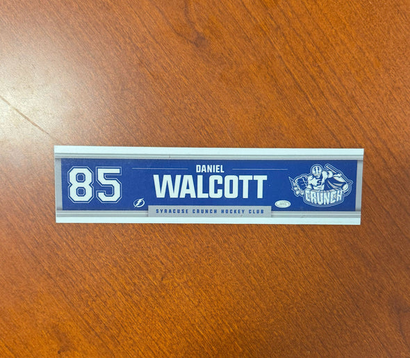 #85 Daniel Walcott Away Nameplate 2024-25 Season