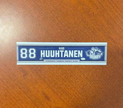 #88 Niko Huuhtanen Away Nameplate 2024-25 Season