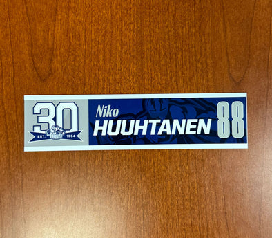 #88 Niko Huuhtanen 30th Nameplate 2023-24