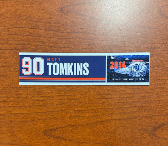 #90 Matt Tomkins Toyota Frozen Dome Anniversary Nameplate- November 22, 2024