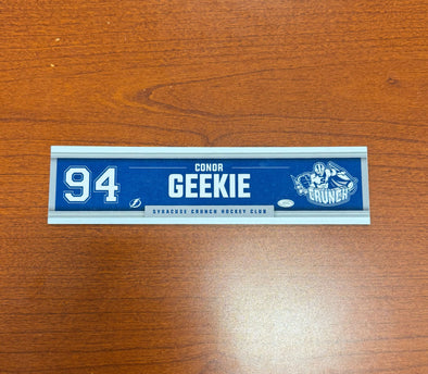 #94 Conor Geekie Away Nameplate 2024-25 Season