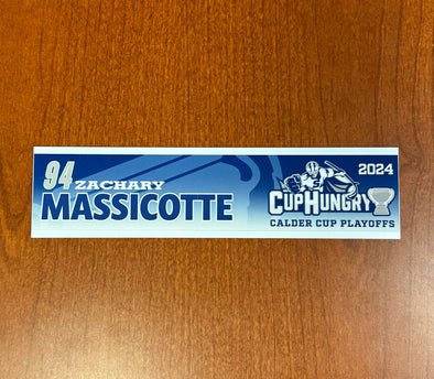 #94 Zachary Massicotte Calder Cup Playoffs Nameplate - 2024