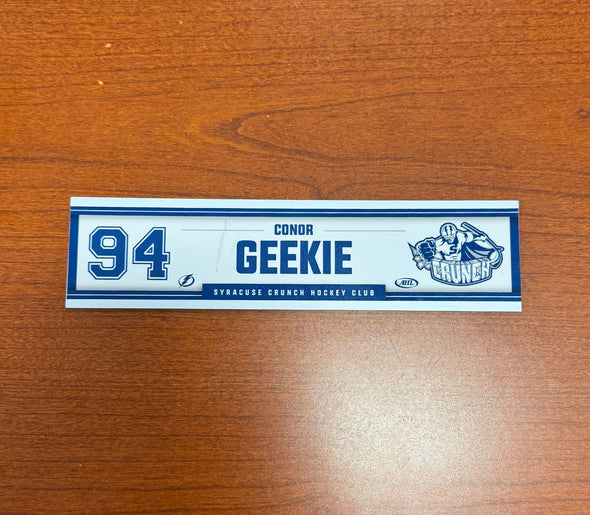 #94 Conor Geekie Home Nameplate 2024-25 Season